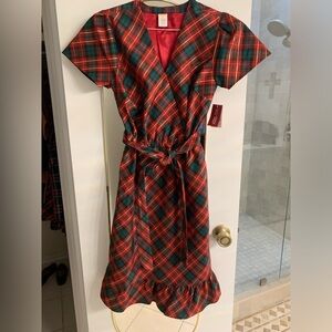 Gymboree XS/TP Red Black NW Tags Dress  Size XS/TP